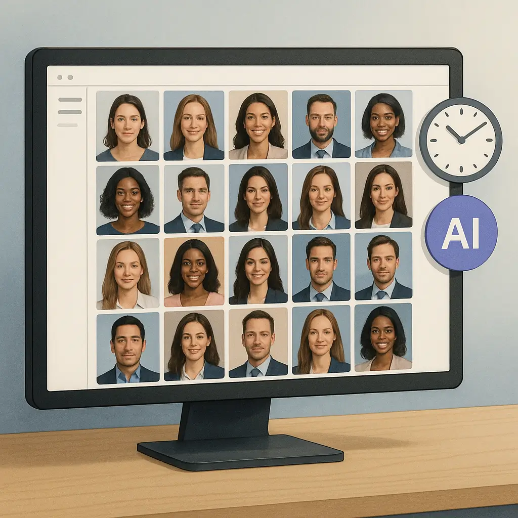 AI headshots - Ready in minutes with up to 200 variants
